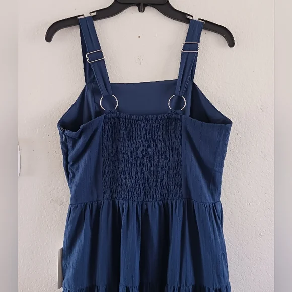 JOIE Tiered Navy Maxi Summer Dress - Picture 3 of 7